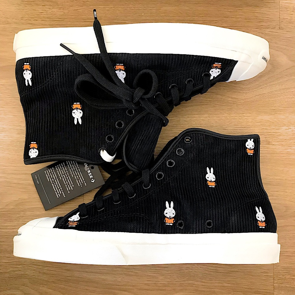 Converse x Miffy | Black High Top Sneakers - US 9
